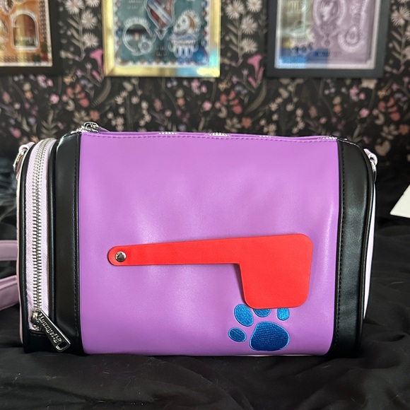 NWOT Loungefly Blues Clues Mailbox Figural Crossbody Bag with Coin Purse - Picture 6 of 11